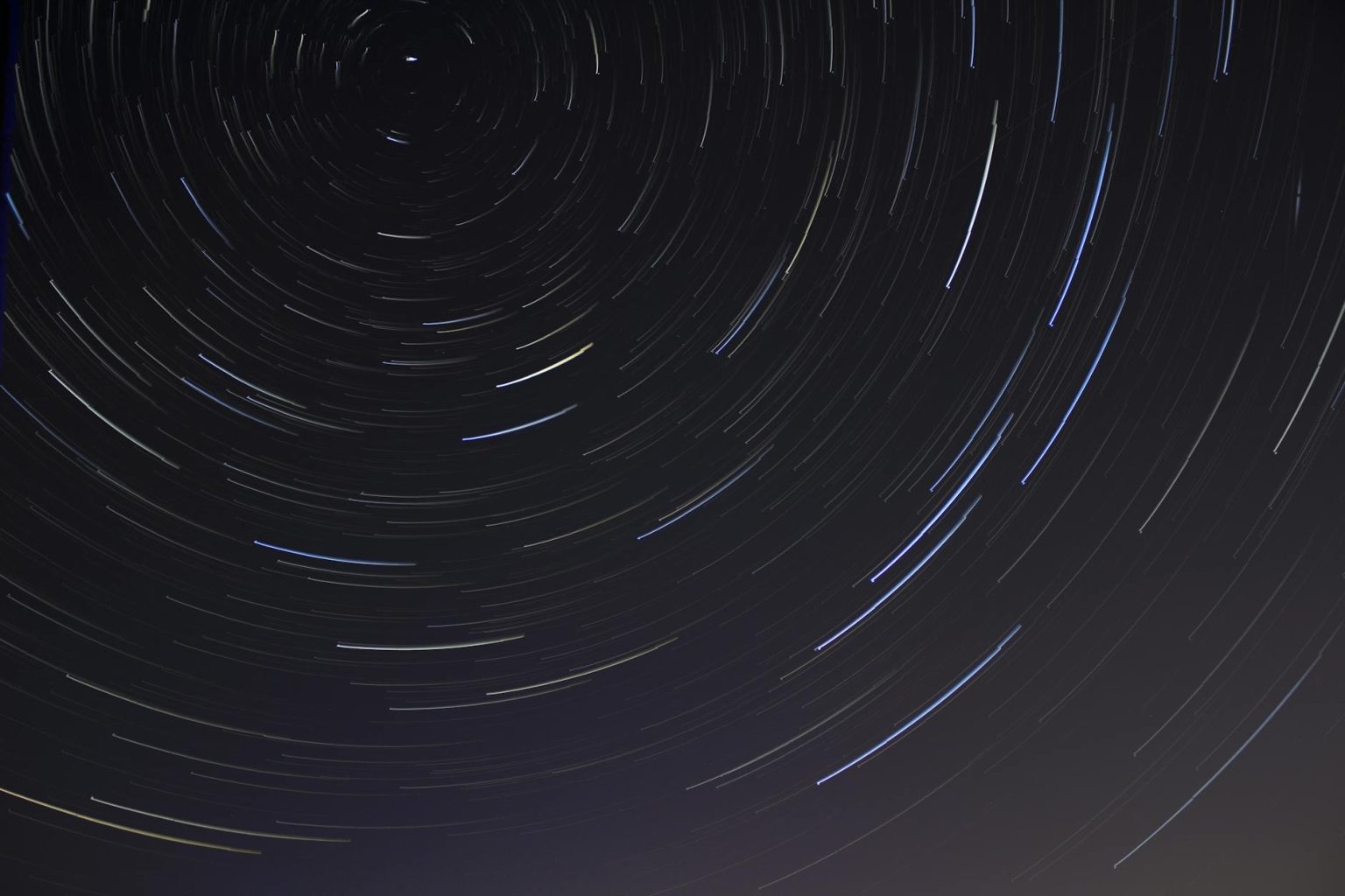 time lapse photo of stars on night